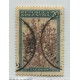 ARGENTINA 1935 GJ 765U ESTAMPILLA PAPEL AUSTRIACO USADO U$ 25